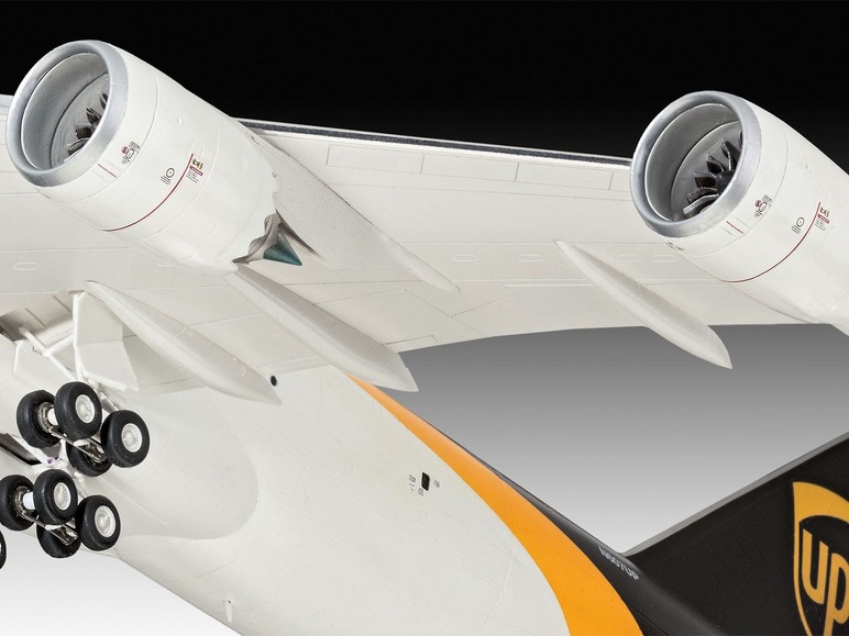 Gehe zu Vollbildansicht: Revell Modellbausatz »Boeing 747-8F UPS«, Flugzeug, Maßstab 1:144, ab 14 Jahren - Bild 3