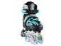 Blau-schwarze Inline-Skates der Marke Apollo.