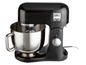Schwarze Kenwood kMix Küchenmaschine mit Edelstahlschüssel.
