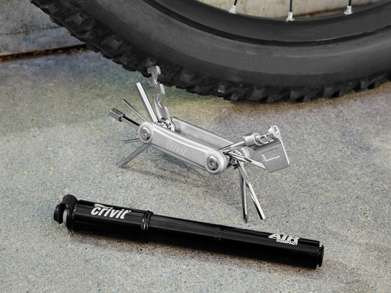 Gehe zu Vollbildansicht: CRIVIT® Mini-Luftpumpe/Fahrrad-Werkzeug, inklusive Kunststoff-Halterung oder Tragetasche - Bild 10