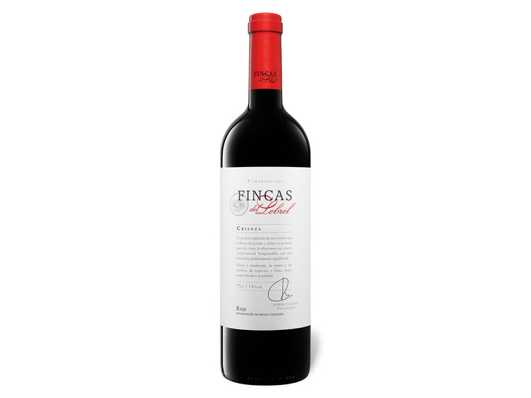 Gehe zu Vollbildansicht: Fincas del Lebrel Rioja Crianza DOC trocken, Rotwein 2018 - Bild 1