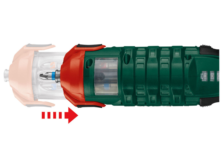 Gehe zu Vollbildansicht: PARKSIDE 4V Akku-Wechselbitschrauber »Rapidfire 2.2«, mit LED-Werkstückbeleuchtung - Bild 6