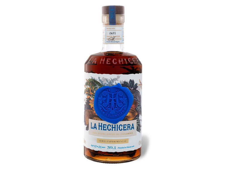 Gehe zu Vollbildansicht: La Hechicera Rum Serie Experimental No. 1 mit Geschenkbox 43% Vol - Bild 2