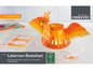 Ein kreatives Laternen-Bastelset von Crelando mit einem fantasievollen Vogeldesign.