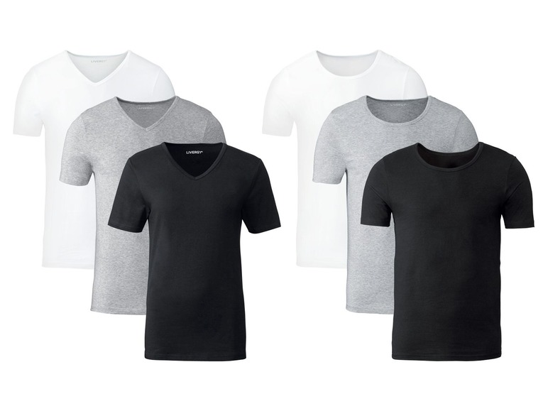 Gehe zu Vollbildansicht: LIVERGY® Unterhemd Herren, optimale Passform, mit Bio-Baumwolle - Bild 1