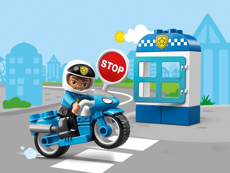 Gehe zu Vollbildansicht: LEGO® DUPLO® 10900 Polizeimotorrad - Bild 4