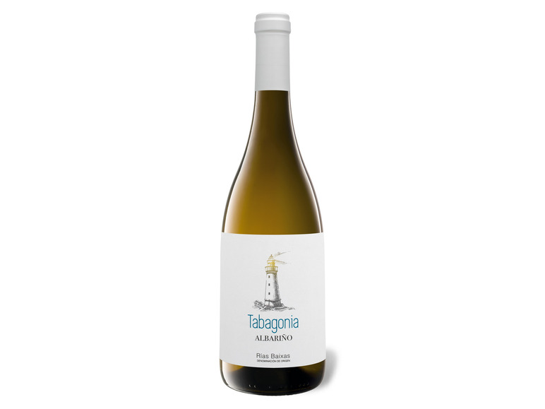 Gehe zu Vollbildansicht: Tabagonia Albariño Rías Baixas DO trocken, Weißwein 2020 - Bild 1