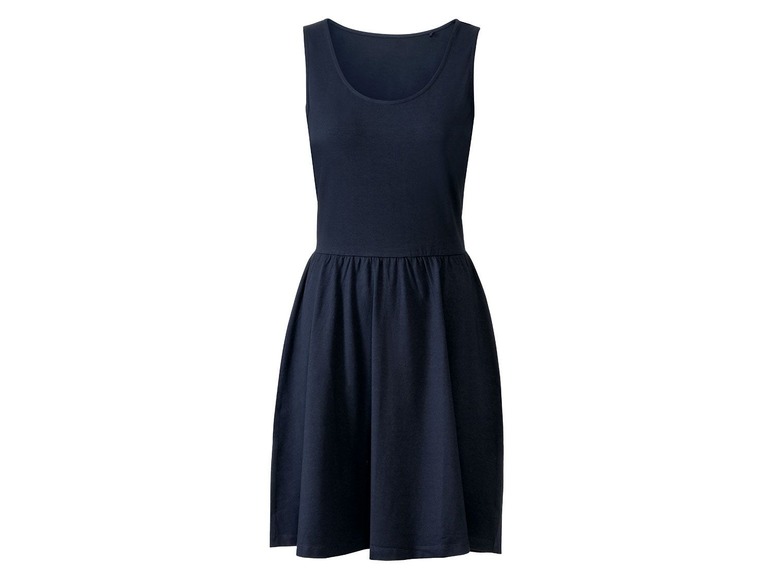 Gehe zu Vollbildansicht: ESMARA® Kleid, in Single-Jersey-Qualität, Gummizug in der Taille, mit Baumwolle - Bild 2
