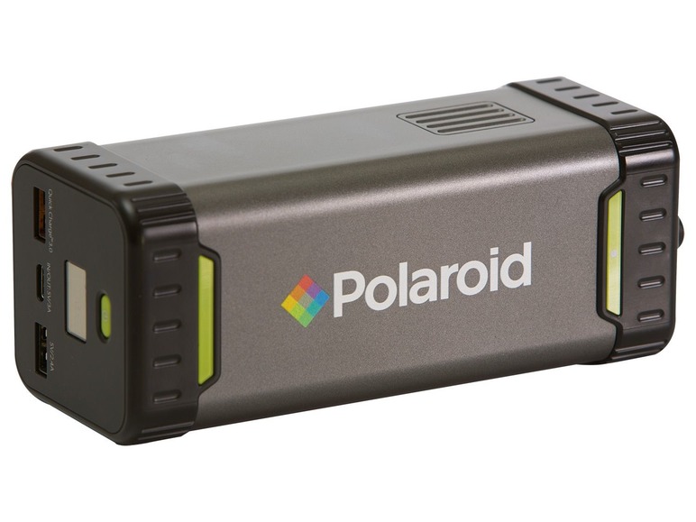 Gehe zu Vollbildansicht: Polaroid Powerbank »PS100«, mit Steckdosen-Ausgang, 2 USB Ports, 84 Watt-Stunden Strom - Bild 2