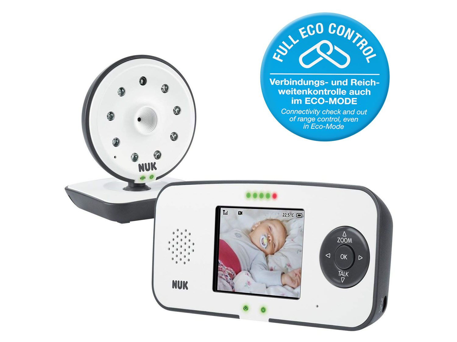 Nuk Eco Control Video Display 550vd NUK Babyphone »Eco Control Video Display 550 VD« | LIDL