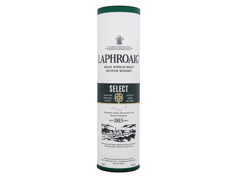 LAPHROAIG Select Islay Single Malt mit Whisky Scotch Vol 40% Geschenkbox