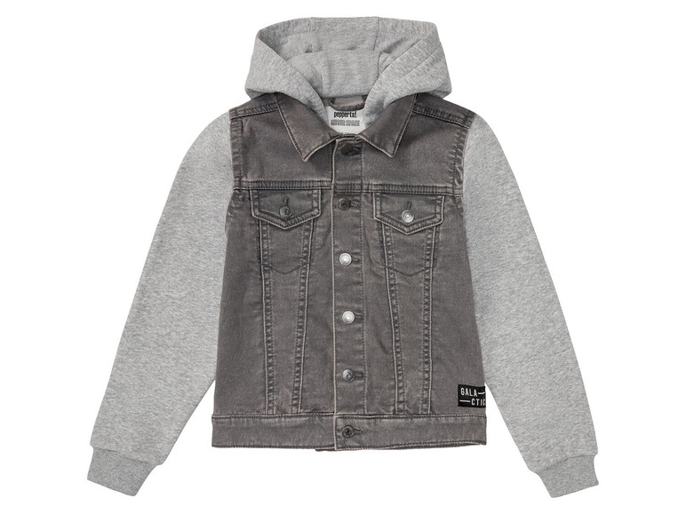 Gehe zu Vollbildansicht: pepperts!® Jungen Jeansjacke, mit durchgehender Druckknopfleiste - Bild 5