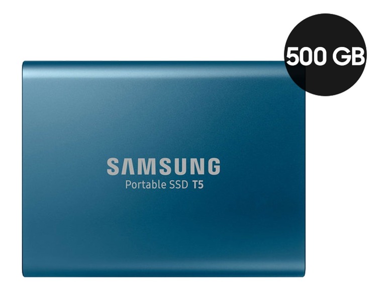 Gehe zu Vollbildansicht: SAMSUNG MU-PA500B/EU Portable SSD T5 500 GB externe SSD Festplatte - Bild 1