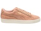 Rosa Puma Suede Sneaker mit goldener Kette