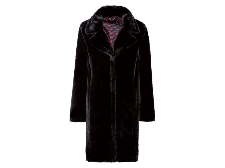 Gehe zu Vollbildansicht: esmara Damen Mantel, in Plüsch - Bild 2