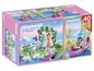 Playmobil Princess Spielset mit einem Springbrunnen, Schwänen und einer Gondel.