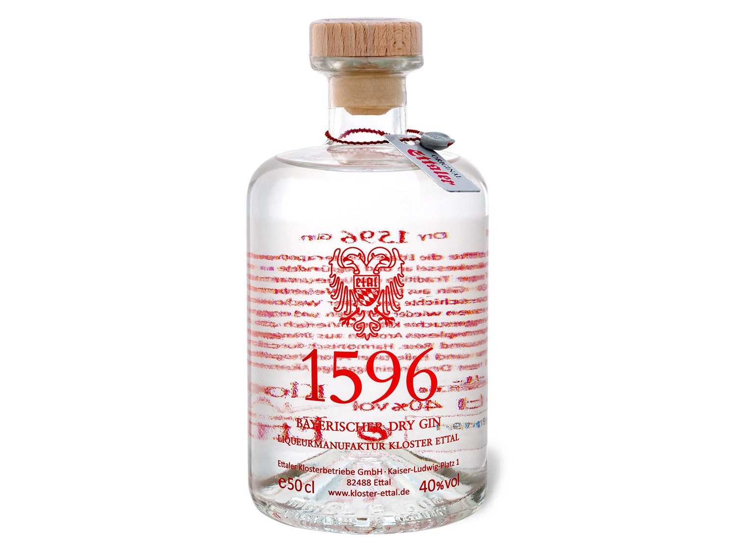 Vol 40% 1596 | LIDL Bayrischer Kloster Ettaler Gin