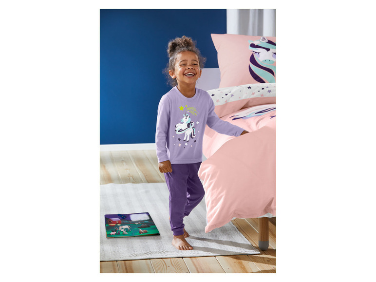 Gehe zu Vollbildansicht: lupilu Kleinkinder Pyjama Mädchen, aus reiner Baumwolle - Bild 21