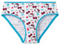Weiße Unterhose mit Hello Kitty-Motiv.