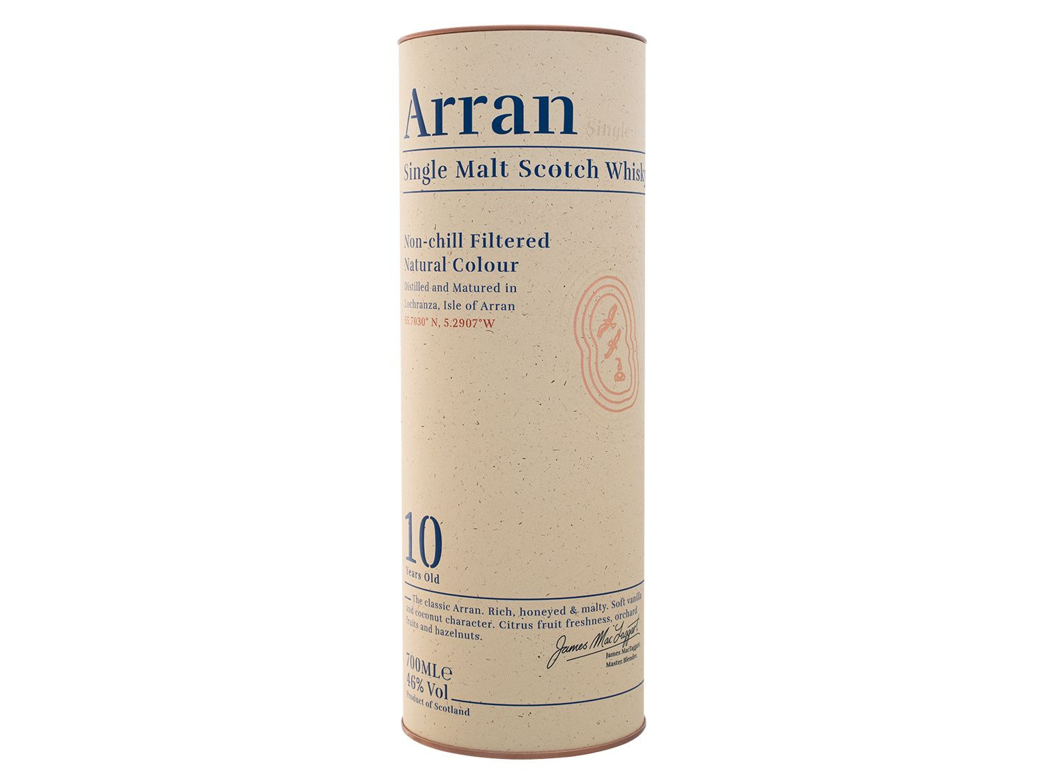 The Arran Single Malt Scotch Whisky 10 Jahre mit Gesch…