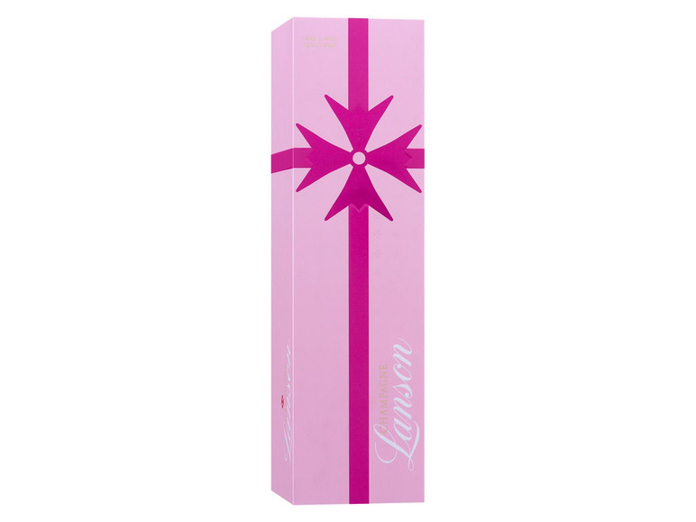 Extrem beliebte Neuware Lanson Brut Rosé mit Geschenkbox, Champagner
