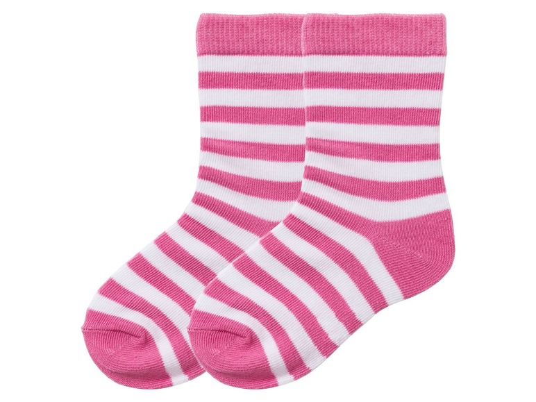 Gehe zu Vollbildansicht: LUPILU® Mädchen Socken, mit Lycra, hoher Baumwollanteil, 7 Paar - Bild 5