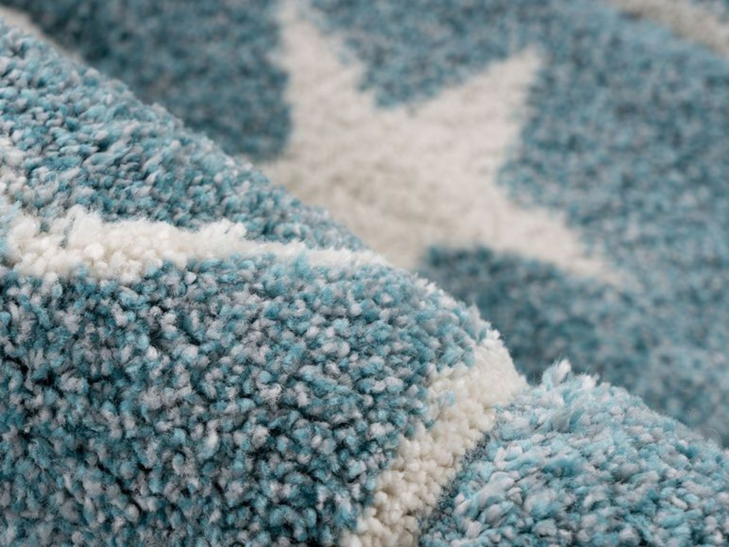 Thumbnail - KAYOOM Kinder-Motivteppich (Sterne blau, 80cm x 150cm)