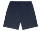 Dunkelblaue Shorts mit Gummizug.