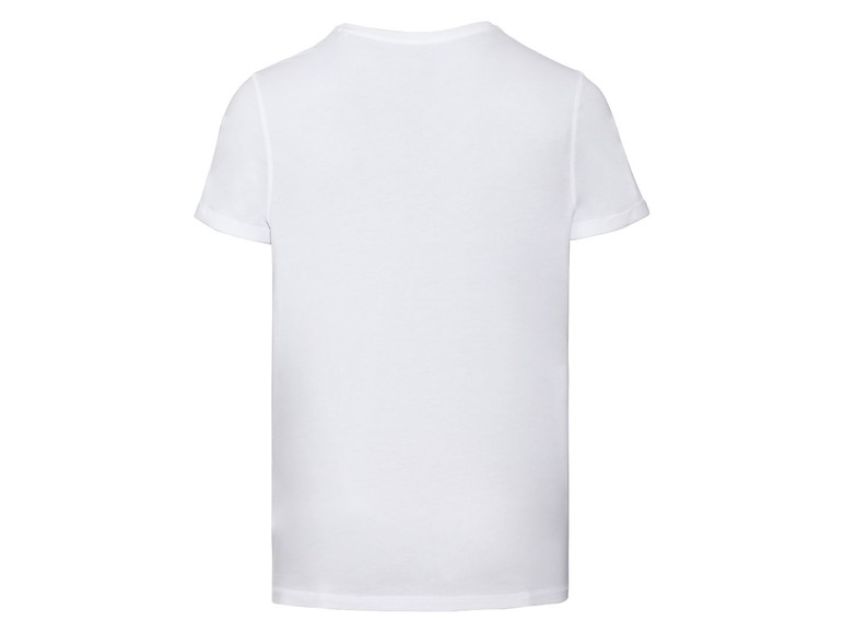 Gehe zu Vollbildansicht: LIVERGY® T-Shirt Herren, mit Rundhalsausschnitt, aus reiner Baumwolle - Bild 4