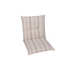 Beige gestreifte Stuhlkissen für den Außenbereich