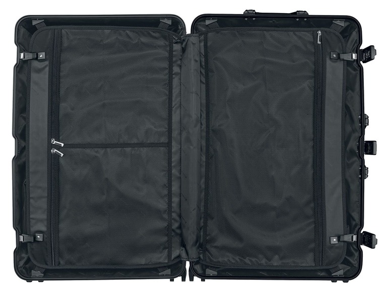 Gehe zu Vollbildansicht: TOPMOVE® Aluminium Koffer 89l, schwarz - Bild 3