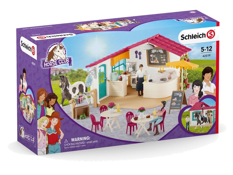 Gehe zu Vollbildansicht: Schleich Horse Club 42519 »Reiter-Café«, mit Zubehör, viele Spielfunktionen, ab 5 Jahren - Bild 1