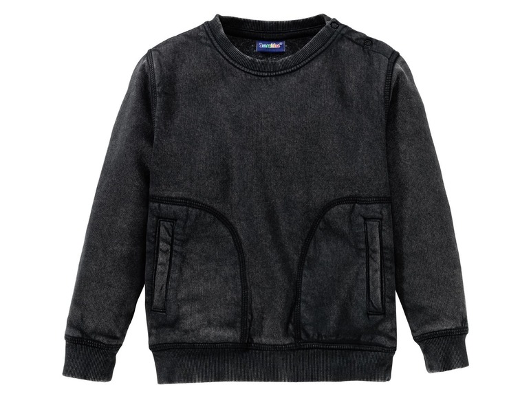 Gehe zu Vollbildansicht: LUPILU® Kleinkinder Sweatshirt Jungen, mit Baumwolle - Bild 2