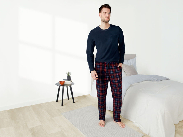 Gehe zu Vollbildansicht: LIVERGY Herren Pyjama, in wärmender Fleece-Qualität - Bild 10