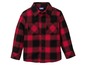 Ein rot-schwarzes kariertes Hemd für Jungen von Jumping Beans.