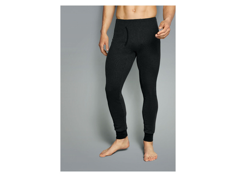 Herren Thermounterhose Baumwolle - Lang & Slim Fit - Thermo Unterwäsche Für Sport & Ski