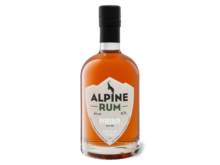 Gehe zu Vollbildansicht: Pfanner Alpine Rum mit Geschenkbox 40% Vol - Bild 2