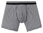 Schwarz-weiße karierte Boxershorts