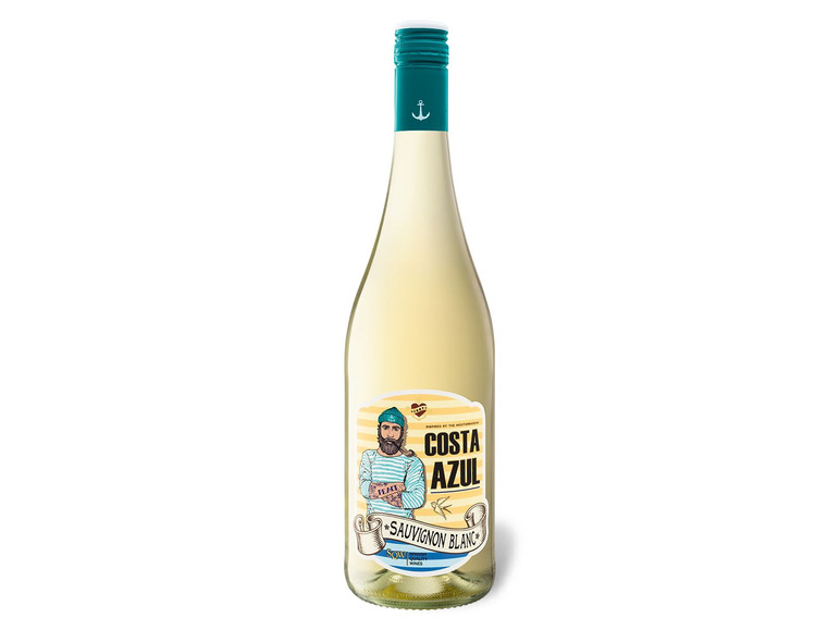 Gehe zu Vollbildansicht: Costa Azul Sauvignon Blanc trocken, Weißwein 2019 - Bild 1