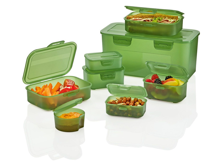 Gehe zu Vollbildansicht: ERNESTO® Lunchbox-Set, 8-teilig, mit Klickverschluss - Bild 7