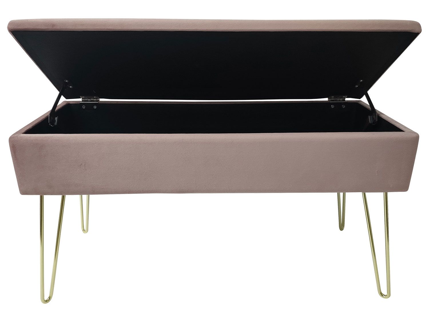 Thumbnail - ECHTWERK Sitzbank-/Truhe Scarlett mit Samtbezug (Rosa)