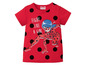 Rotes T-Shirt mit Miraculous Ladybug-Motiv und Punkten.