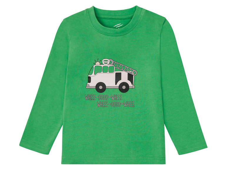 Gehe zu Vollbildansicht: lupilu® Kleinkinder Jungen Langarmshirt, aus reiner Baumwolle - Bild 14