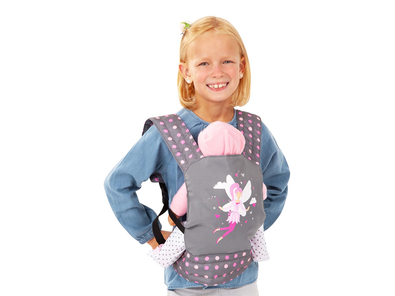 Thumbnail - Bayer Design Puppen-Tragegurt (Grau)