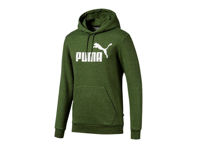 Gehe zu Vollbildansicht: Puma Hoodie Herren, Pullover, gefütterte Kapuze, mit Kängurutasche, PUMA No.1 Logo - Bild 4