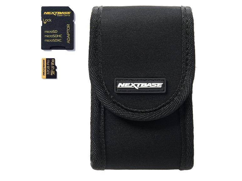 Gehe zu Vollbildansicht: Nextbase Go Pack: Carry Case + 32GB U3 Dash cam zubehör - Bild 1