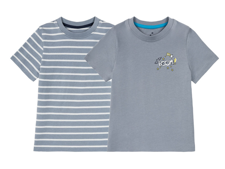 Gehe zu Vollbildansicht: lupilu 2 Kleinkinder Jungen T-Shirts, mit Print - Bild 33