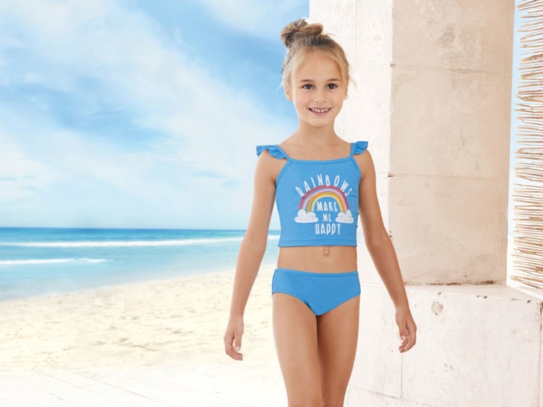 Gehe zu Vollbildansicht: LUPILU® Kleinkinder Bademode Mädchen, Bikini oder Badeanzug, mit Elasthan - Bild 10