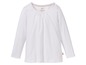 Weißes Langarmshirt mit Rundhalsausschnitt von Lupilu.