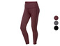 Dunkelrote Leggings für Damen, in verschiedenen Farben erhältlich.